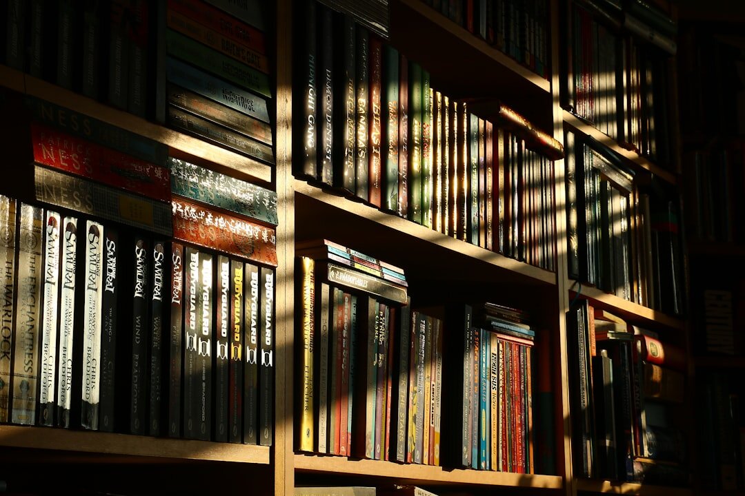 library with mystery books